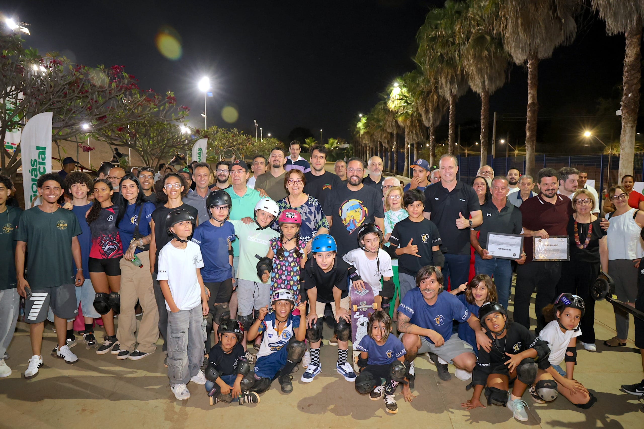 Virmondes Cruvinel destina R$ 220 mil para Parque Marcos Veiga Jardim e projeto Educa Skate em Goiás
